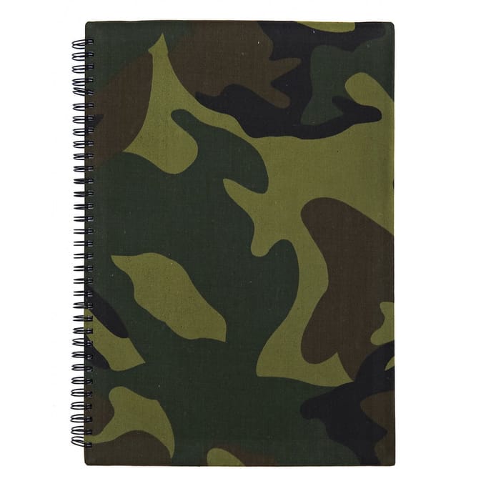 Notitieboek A4 Camouflage Groen