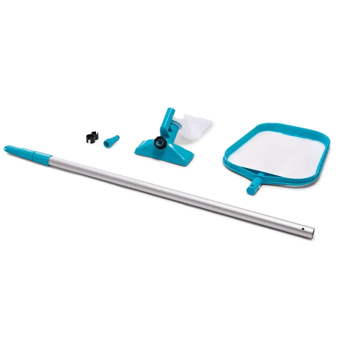 Intex zwembadonderhoudsset - blauw/zilver, 5 stuks