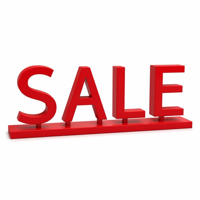 Sale Bord – Geschikt voor Winkels – 14 x 4 cm – Diverse Kleuren