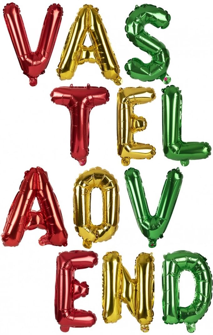 Folieballon | Carnaval Ballonnen Set | Vasteloavend | 37 cm