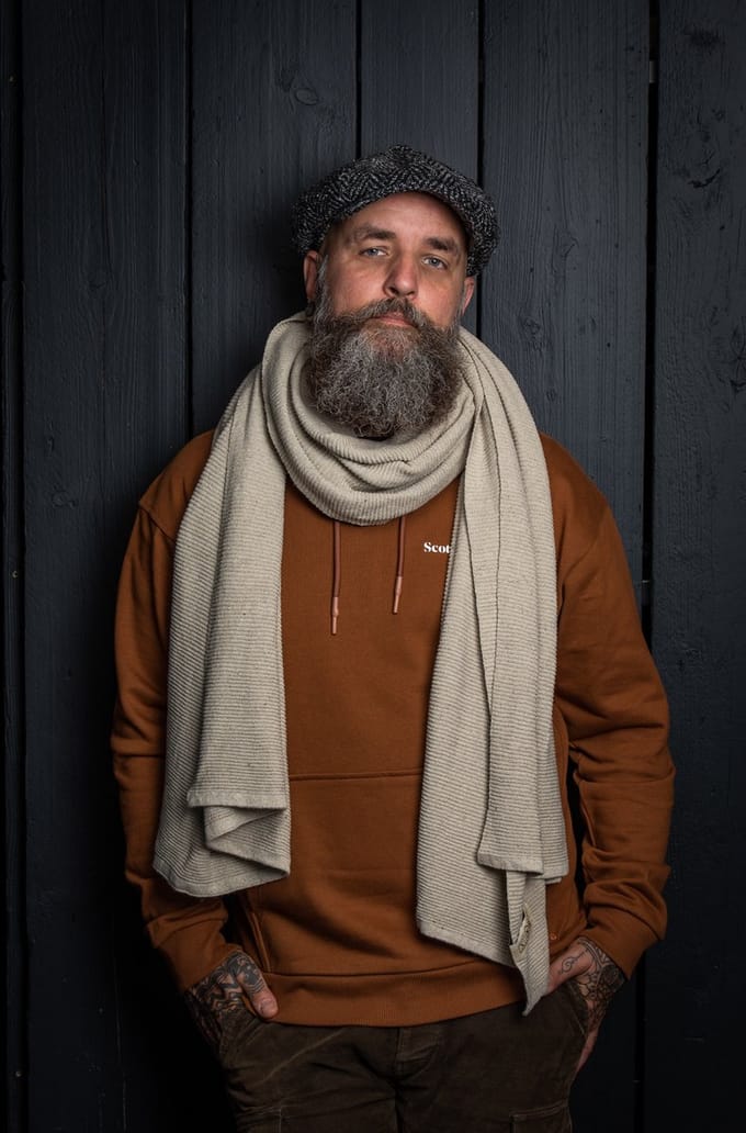 Sjaal Buffalo - Roomwit