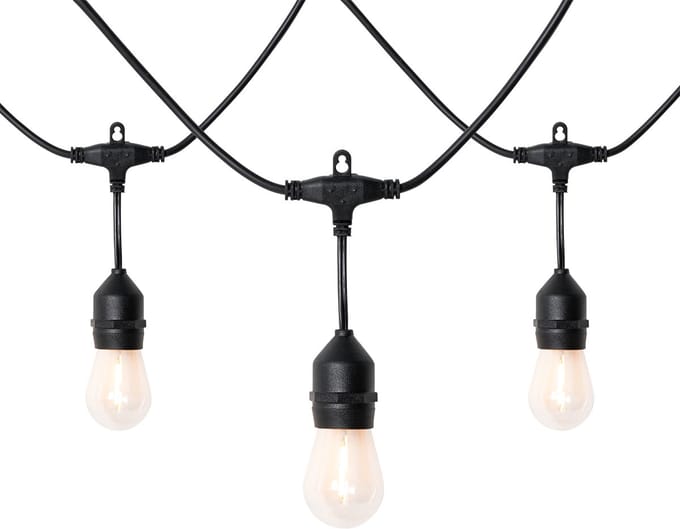 QAZQA chill - Moderne LED Hanglamp - 10 lichts - L 1000 cm - Transparant - Buitenverlichting