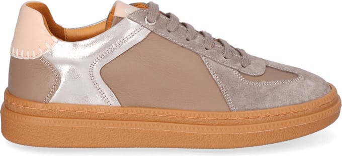 Toni Pons - Aurea Dames Sneakers Leer Taupe - Maat 40