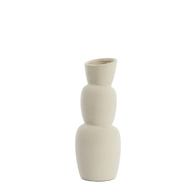 Light & Living - Vaas ARAM - Ø14.5x37.5cm - Wit