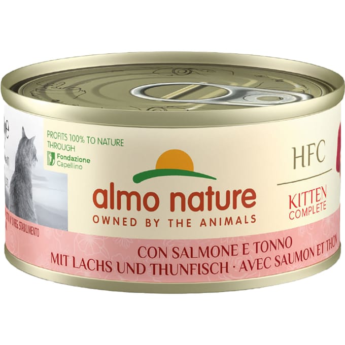 6x 70g Almo Nature HFC Complete Kitten Natvoer