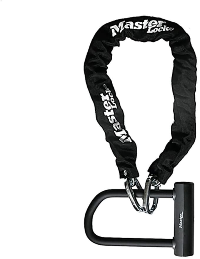 Masterlock U-slot met ketting - 10mm x 1m