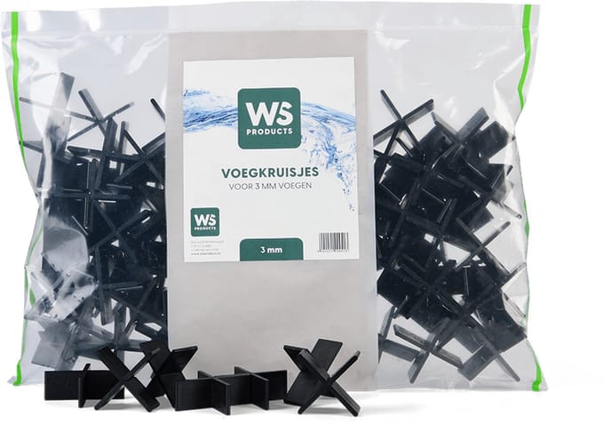 Hortus - Ws voegkruisjes 3mm 100st. p. zak