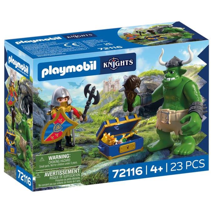 PLAYMOBIL 72116 Trol met schat van Leeuwenridder Bouwsets