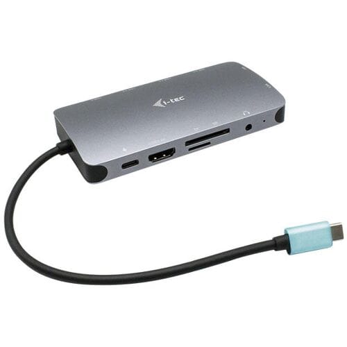 i-Tec - USB-C Travel Nano Dock - HDMI - VGA - Ethernet - USB-A - Audio/Mic - USB-C oplaadpoort