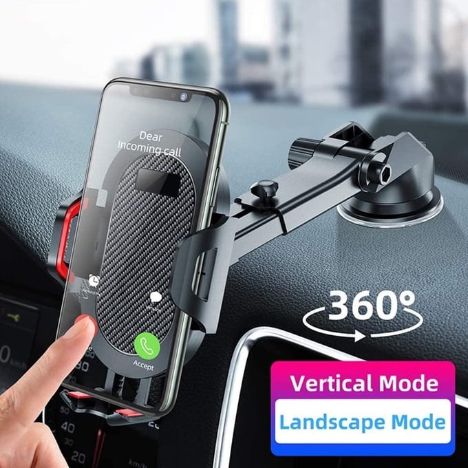 Telefoonhouder Auto Zuignap / Dashboard Telefoon Houder Klem Geschikt voor: Samsung / iPhone Auto Zuignap Huawei