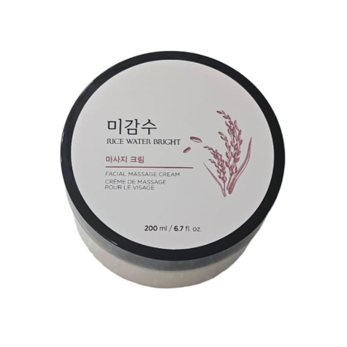 The Face Shop Rice Water Bright Massage Cream 200ml white