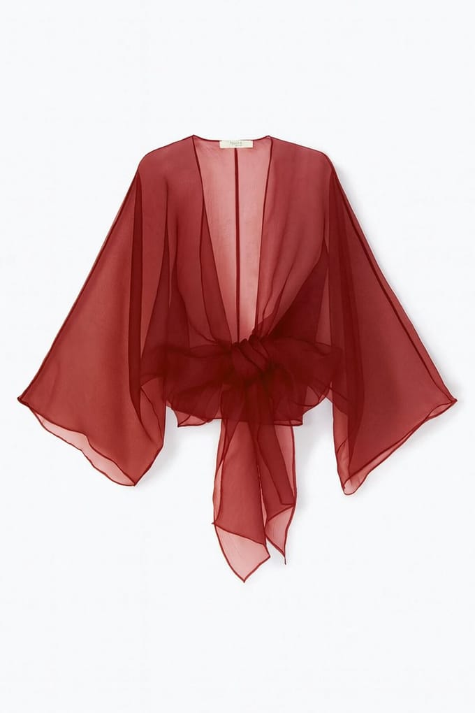 Touché Privé - Organza jasje - Bordeaux - Dames