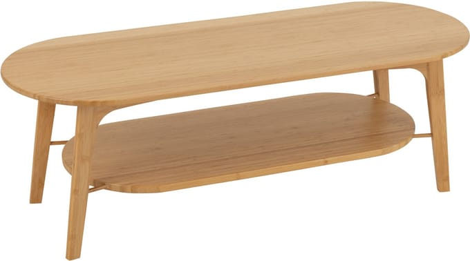 J-Line salontafel Vierkant - bamboe - naturel