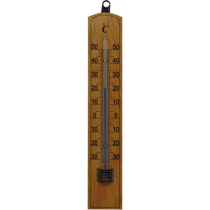Talen Tools - Thermometer - Hout - Min/Max - 20 cm