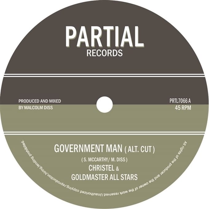 Christel & Goldmaster All Stars - Government Man (7" Single) (Alt Cut)