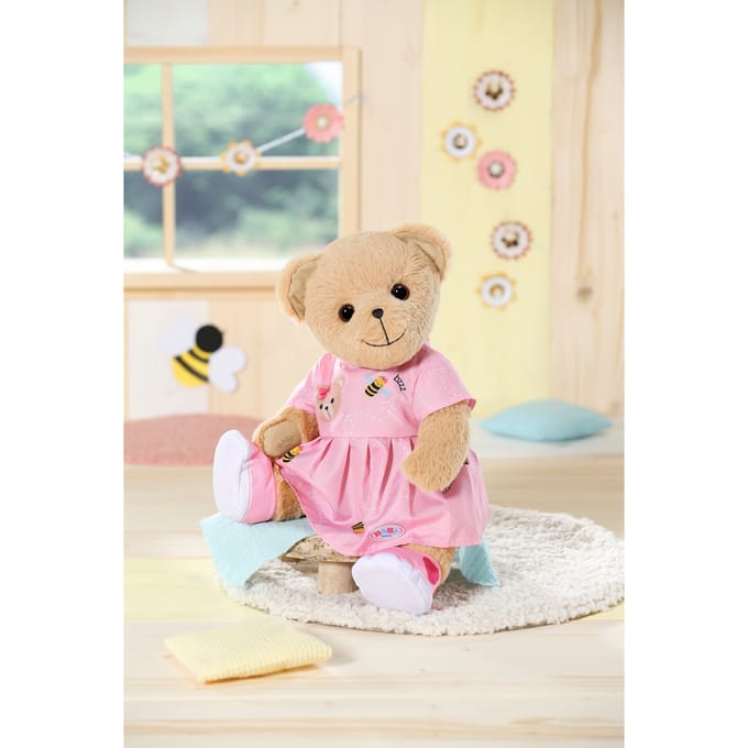 BABY born Beer Jurk en outfit - 43 cm pop - Roze