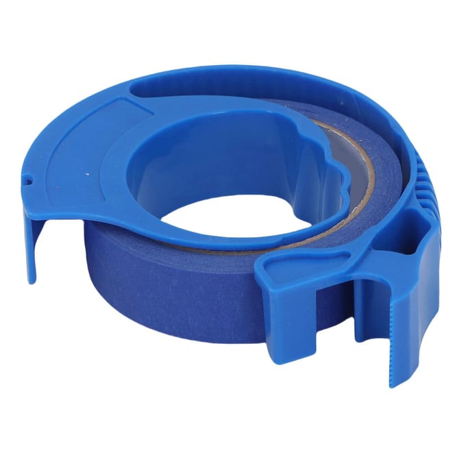 Maskeerverf Tape Applicator 25mm Draagbare Maskeerverf Tape Dispenser met Tape in dezelfde kleur voor blue