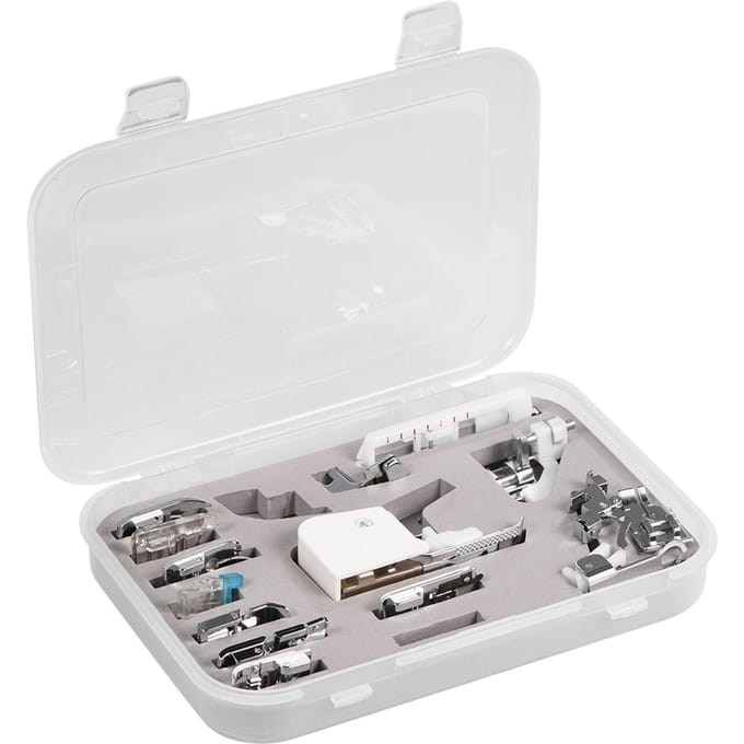 15 Stuks Persvoet voor Brother Janome Singer Multifunctionele Naaimachine Accessoires Kit white