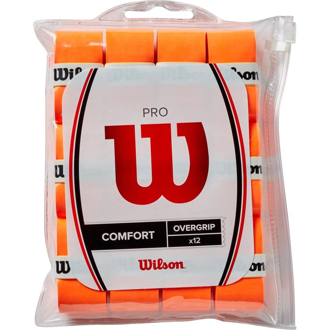 Wilson Burn Pro Overgrip Verpakking 12 Stuks-Oranje