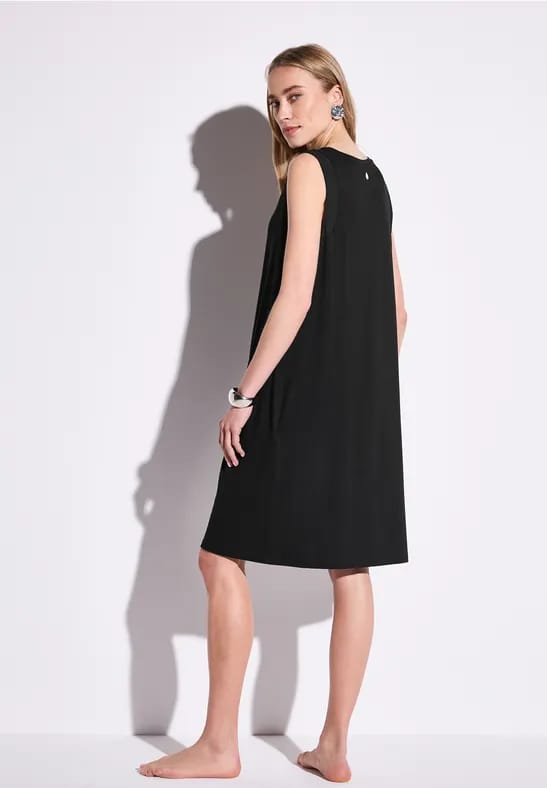 Jurk met chiffon detail