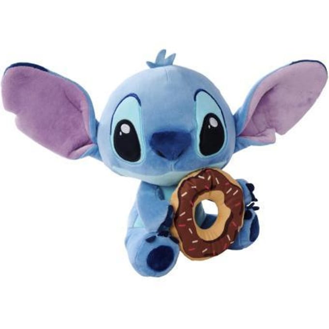 Simba Lilo & Stitch Knuffel Figure Stitch met Donut 25 cm Knuffeles