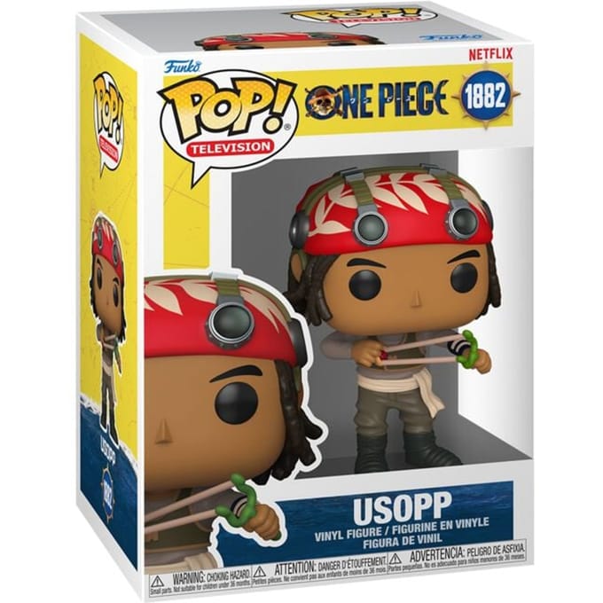 One Piece Usopp (Pop!) vinylfiguur 1882 Unisex Funko Pop! - Neutraal - Standard