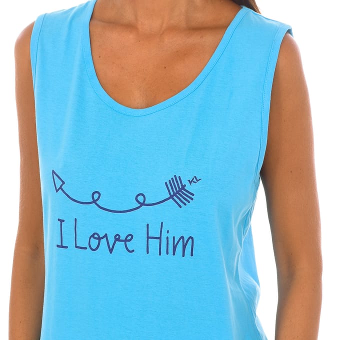 I Love Him mouwloze pyjama KL45201 vrouwen