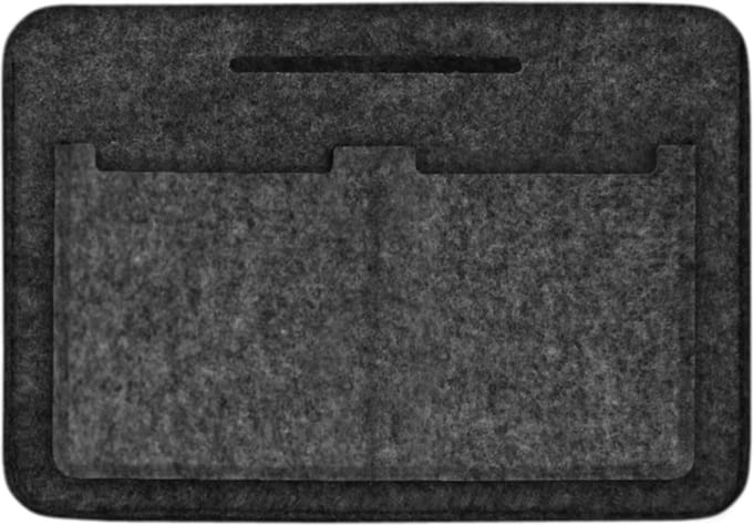 Bertoni - Premium Handtas Organiser Handtas | Vilt Zwart