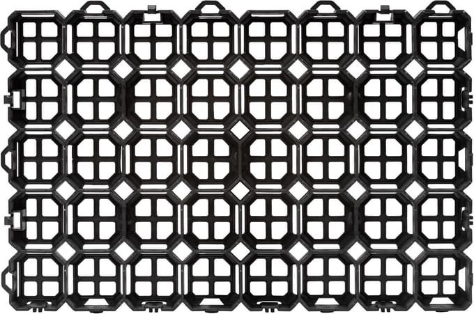 Wovar Paddockplaat Zwart 570 x 380 x 40 mm | Per Stuk