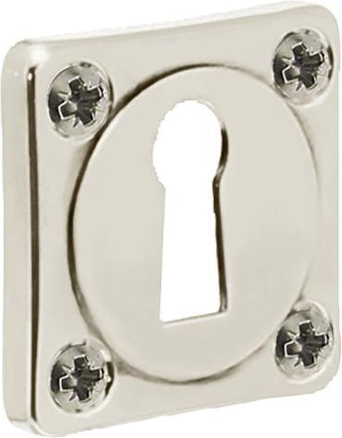 Intersteel Rozet sleutelgat vierkant basic nikkel