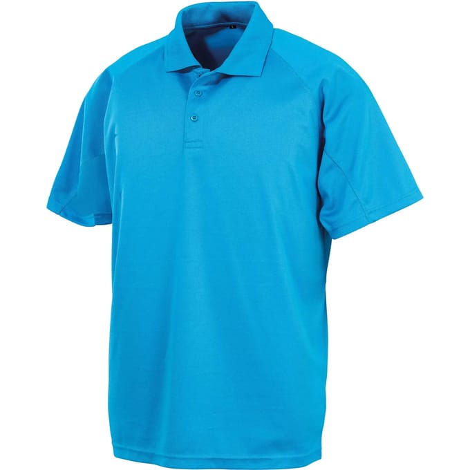 Performance Aircool herenpolo met korte mouwen Ocean Blue - 3XL