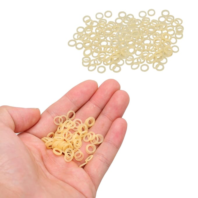5000 stuks 3/16 inch 3.5 oz Multifunctionele Orthodontische Elastiekjes Orthodontisch Accessoire voor Hond beige
