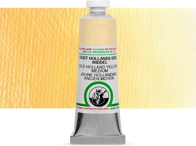 Oil paint Old Holland 40ml – 007 Old Holland Yellow Medium