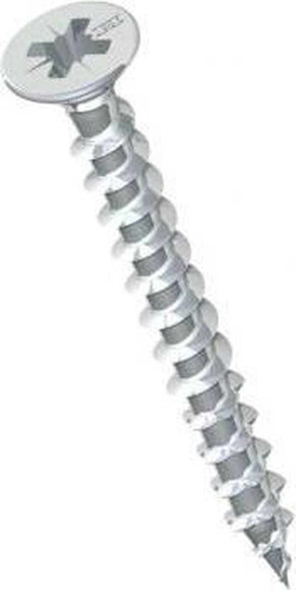 Heco universele schroef 4,0x70 mm - combikop - verzinkt - 200 stuks