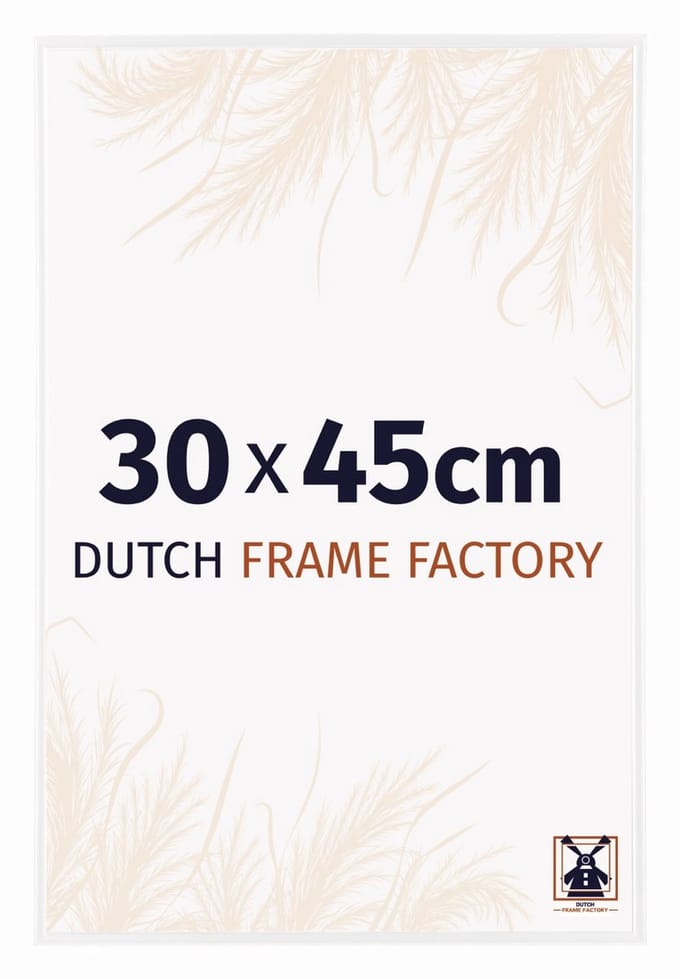 Fotolijst 30x45 cm - Kunststof - Wit Hoogglans - Easy