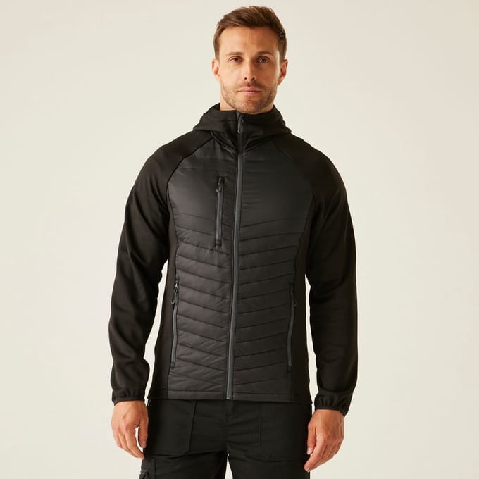 Gevulde Jas Hiking Heren Nagate Hybrid Jacket