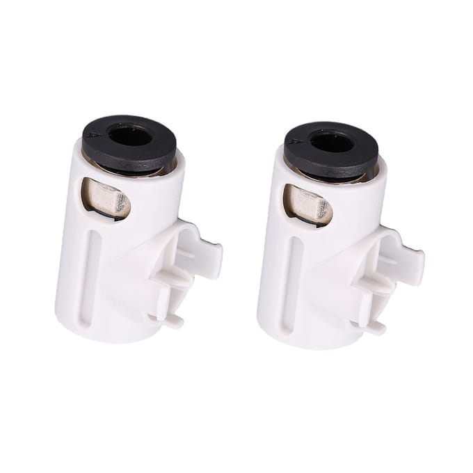 2 STUKS PTFE Buis Connector Vervanging voor Bambu Lab A1 Mini 3D Printer X-as Motor Keramische Ring Zelf smerende Voeding black