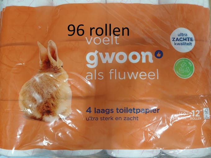 Gwoon G'woon - Toiletpapier 4-laags - 96 rollen