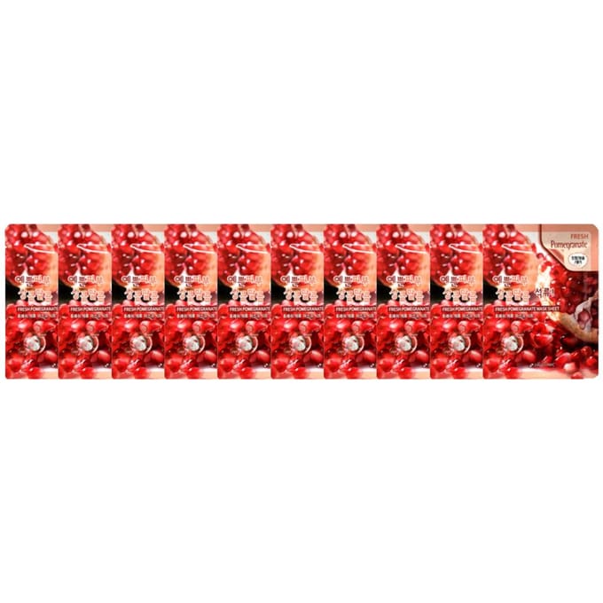3W CLINIC Fresh Granaatappelmaskervel (3 opties) #10 Sheets red