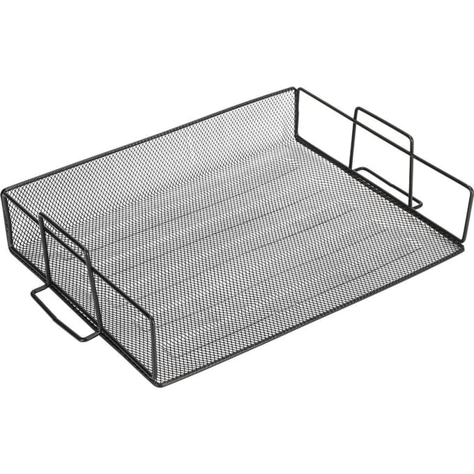 Bestand Documentenbak Meerlaags Desktop Opberg Organizer Mand Horizontaal Brievenrek gray