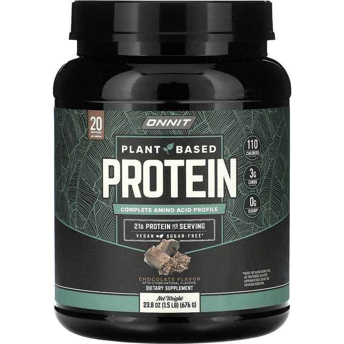 Onnit, protéine végétale, chocolat, 1,5 lb (676 g)