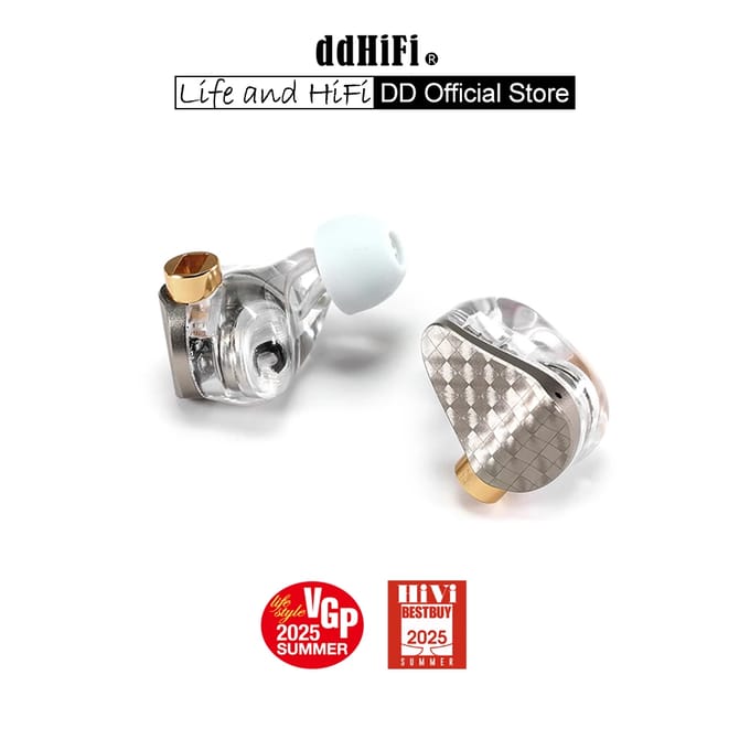 ddHiFi E14D-oortelefoon |   1 dynamische en 4 BA-drivers |   Afneembare, 4,4 mm gebalanceerde kabel inbegrepen |   0,78 2-pins connector