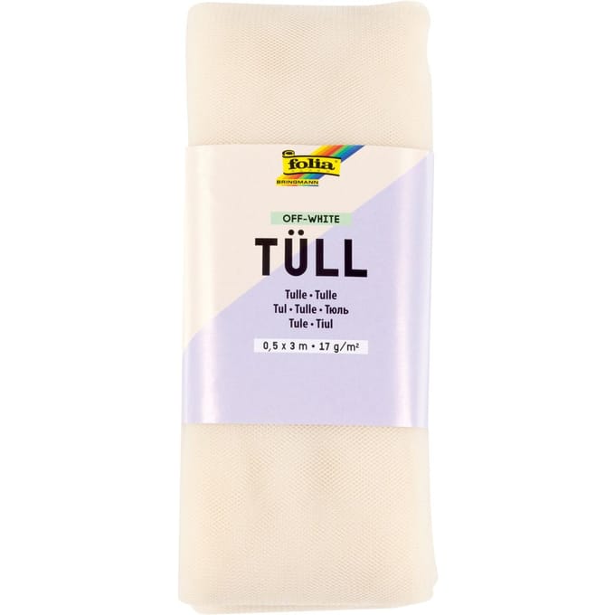 Tule stof, 3 m - Offwhite