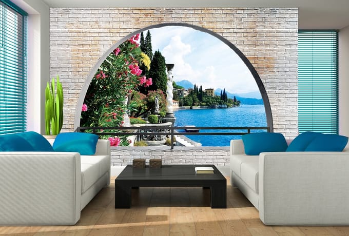 Lake Arch View Photo Wallcovering