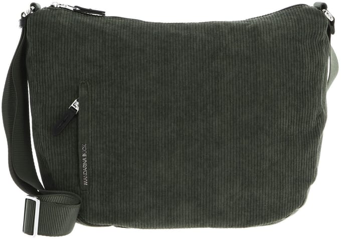 MANDARINA DUCK schoudertas Hunter Velvet Hobo Bag Pirite donkergroen