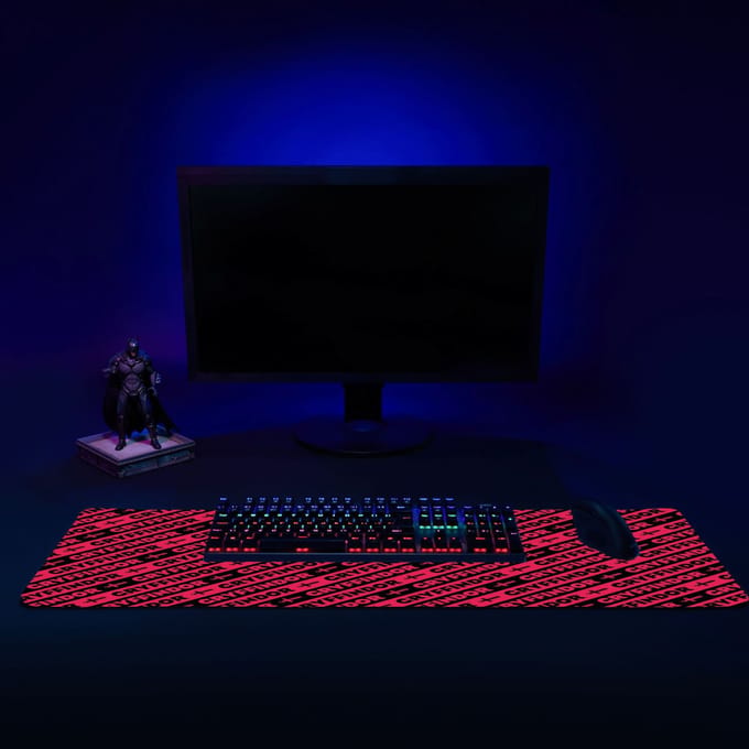 Harry Potter Gryffindor Pattern Gaming Mouse Mat - Small