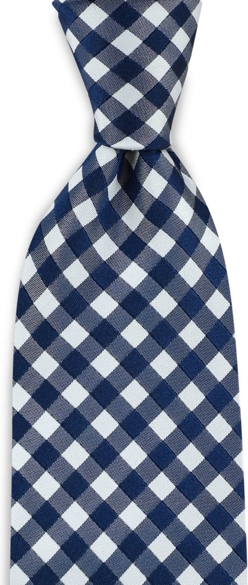 We Love Ties - Stropdassen - Stropdas Central Park - donkerblauw / wit