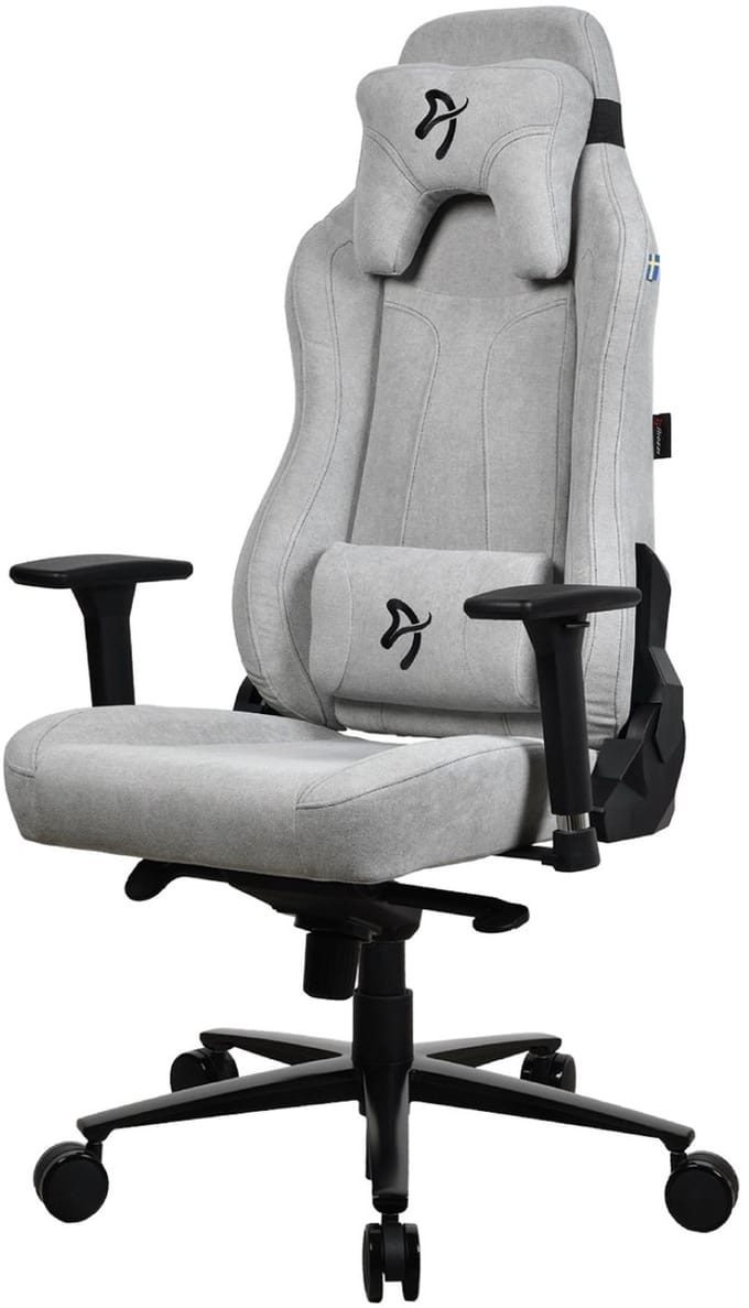Arozzi Vernazza Gamingstoel - Soft Fabric™ - Lichtgrijs