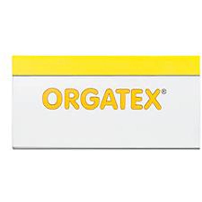 ORGATEX magneet-insteeketiket Color, 35 x 100 mm, geel, 100 st.