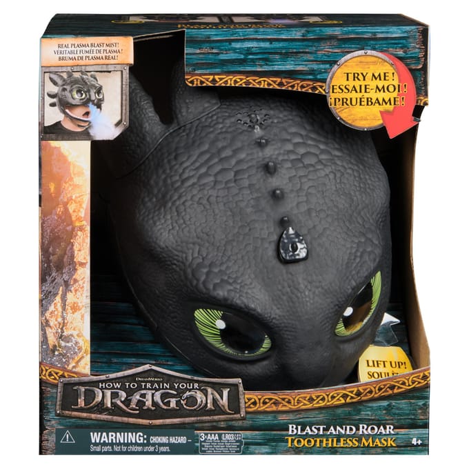 Top1Toys How To Train Your Dragon Blast and Roar Toothless mask